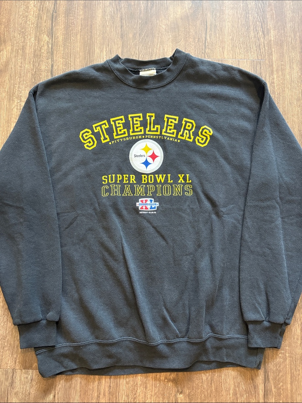 Vintage Pittsburgh Steelers men’s large crewneck Super Bowl 2006